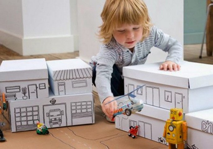 Šāda rotaļu pilsēta iepriecinās ikvienu mazuli